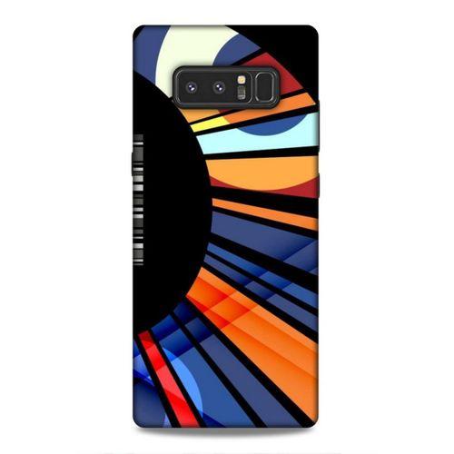 Samsung Galaxy Note 8 Uyumlu Kılıf Insomnia (3) Kapak Siyah Turuncu