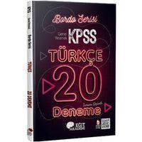KPSS Türkçe Tamamı Çözümlü 20 Bordo Deneme Sınavı Mehmet Eğit