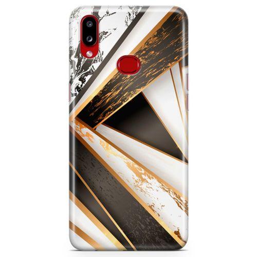Samsung Galaxy A10s Kılıf Rose Mermer Arka Kapak Koruma Desenli Full Koruyucu