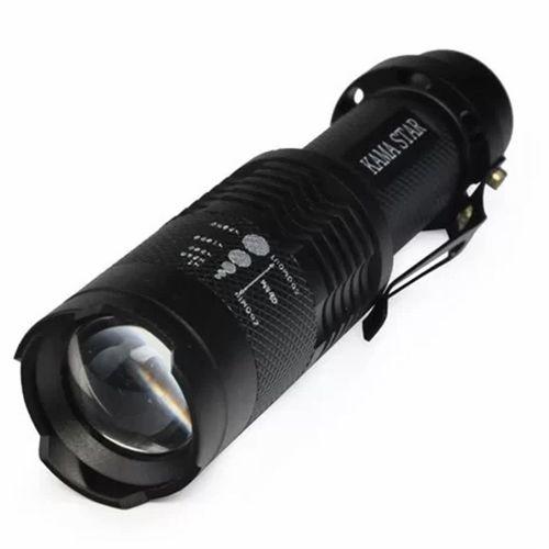 Km 87 Polis Tipi Zoomlu Şarjlı Metal Dağ Kamp Cep Feneri