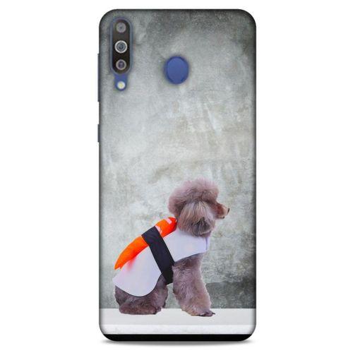 Samsung Galaxy M30 Kılıf Köpek Kıyafetleri (39) Liquid Crystal Kılıf China Sushi Yağmurluk