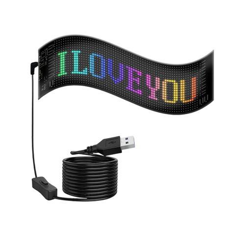 Rgb Led Yazı Paneli Telefon Kontrollü Kayan Yazı Animasyonlu Ekran