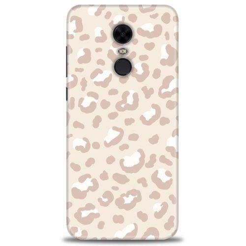 Xiaomi Redmi 5 Plus Kılıf HD Baskılı Kılıf - Kahve Leoapar + Tam Ekran Koruyucu