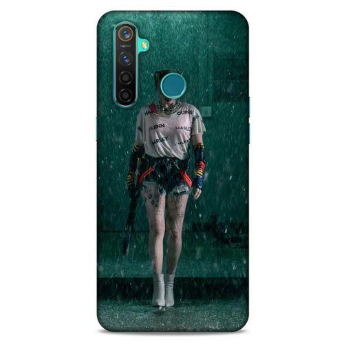 Realme 5 Pro Uyumlu Kılıf Harley Quinn (12) Koruyucu Silikon Yeşil Yağmur