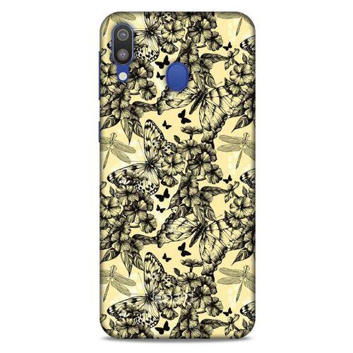 Samsung Galaxy M20 Kılıf Kelebek Etkisi (34) Slim Armor Kılıf Karışık Renkli