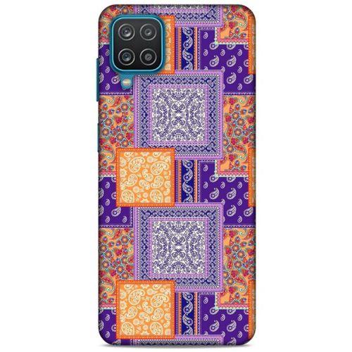 Lopard Samsung Galaxy A12 Uyumlu Kılıf Ethnic Culture (74) Darbe Emici Kılıf