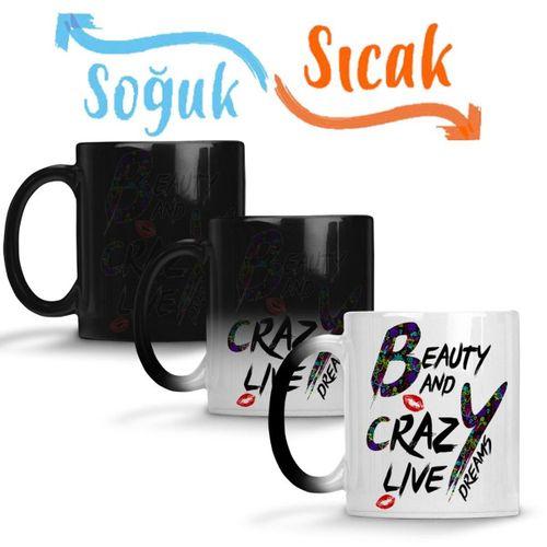 Znn B Crazy Sihirli Kupa Bardak Porselen