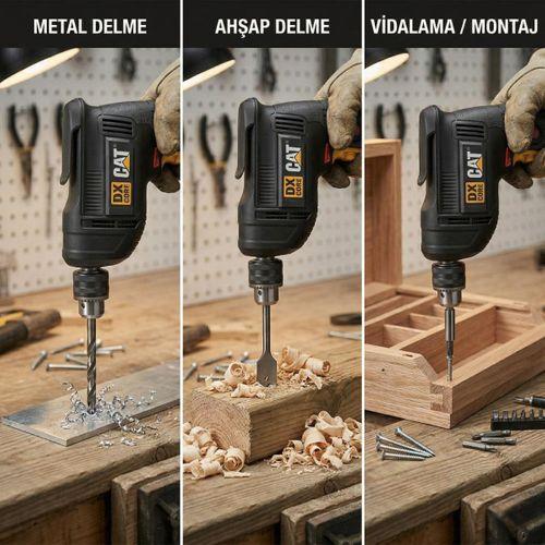 CAT DX1150 450Watt 10mm Profesyonel Darbesiz Matkap