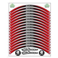 BAJAJ Bajaj Kırmızı Siyah Pulsar Uyumlu Reflektörlü 1 Set Jant Şeridi