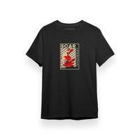 Fullmetal Alchemist Anime Scar Poster Siyah Kısa kol Erkek Tshirt