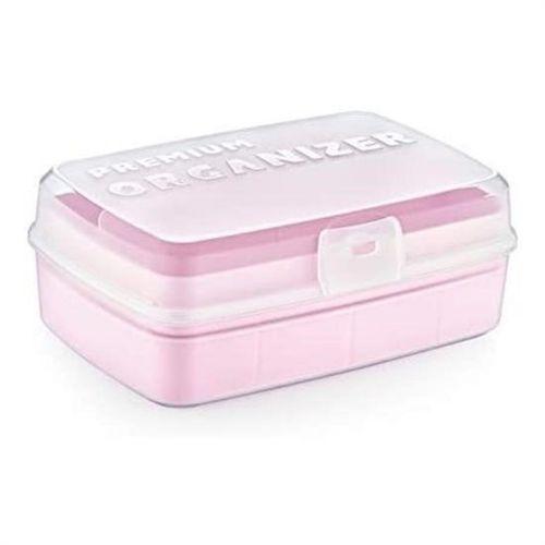 Angel Of Life® 12 Bölmeli Çok Amaçlı Takı Toka Kutusu Dikiş Kutusu Kapaklı Organizer Kutusu Bölmeli Kutu