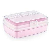 Angel Of Life® 12 Bölmeli Çok Amaçlı Takı Toka Kutusu Dikiş Kutusu Kapaklı Organizer Kutusu Bölmeli Kutu