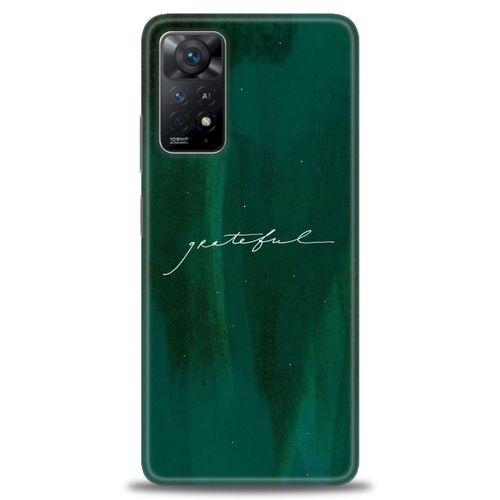 Xiaomi Redmi Note 11 Pro Kılıf HD Baskılı Kılıf - Grateful + Tam Ekran Koruyucu