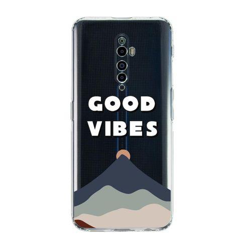 Oppo Reno 2z Good Vibes Premium Şeffaf Silikon Kılıf