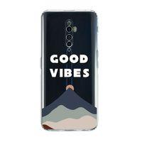 Oppo Reno 2z Good Vibes Premium Şeffaf Silikon Kılıf