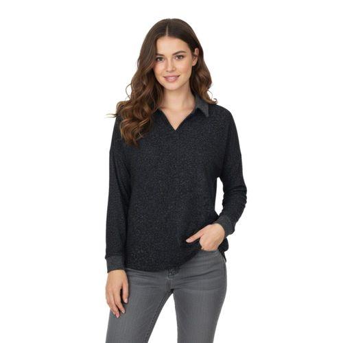 Kadın Yumoş Polo Yaka Modelli Bluz BGL-ST05140