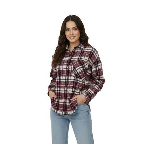 Kadın Ekose Oduncu Gömlek BGL-ST05067