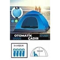 Otomatik Havada Açılan Su Geçirmez Çadır 4 Kişilik