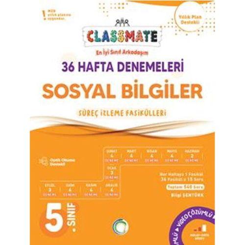 5. Sınıf Sosyal Bilgiler Classmate 36 Hafta Denemeleri Okyanus Yayınları