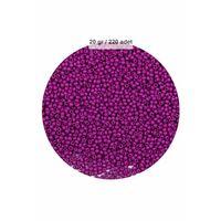 Fuşya Renk 4 mm Yaklaşık 220 adet/20 gram Cam Boncuk Oya Yazma Bileklik ve Kolye