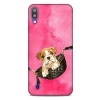 Samsung Galaxy M10 Kılıf Köpek Kıyafetleri (2) Kabı French Bulldog Çanta