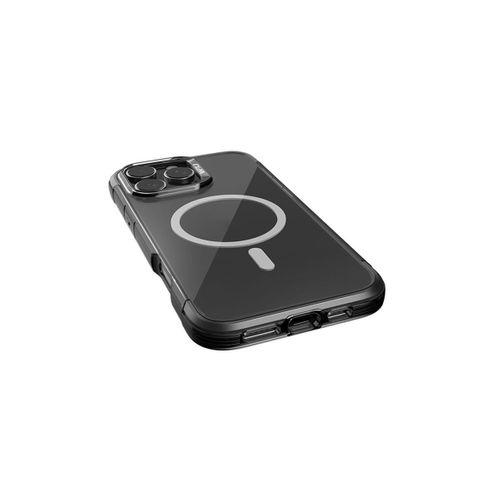 Apple iPhone 16 Pro Max Kılıf M-safe Şarj Özellikli Raptic Air Serisi Airbag Tasarımlı Metal Köşelikli Şeffaf Kapak