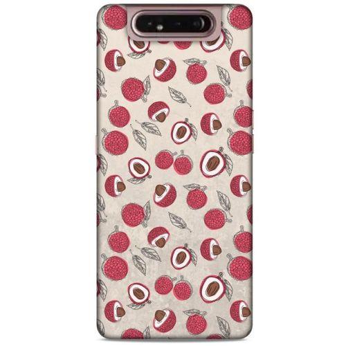 Frutix Lychee 01 Samsung Galaxy A80 Kılıf Desenli Silikon