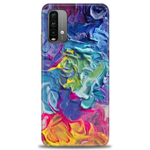 Xiaomi Redmi 9T Kılıf HD Baskılı Kılıf - Colors + Tam Ekran Koruyucu