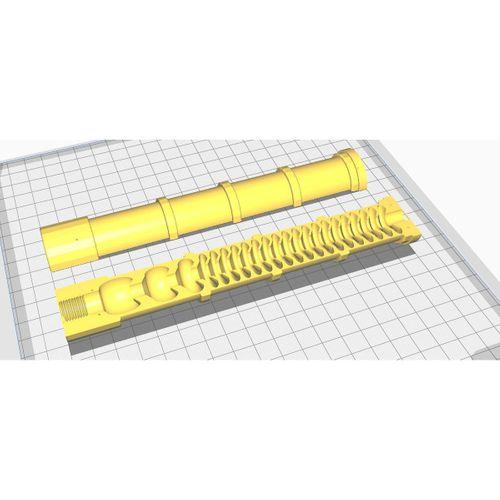 Parametrik susturucu _ Airgun için Moderatör _ BBGUN _ Airsoft - 5128666