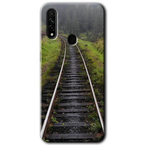 OPPO Oppo A31 Kılıf HD Baskılı Desen + Hayalet Cam Yandan Görünmez