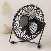 USB Şarjlı Metal Mini Masaüstü Fan 14.5x7.5x15 cm