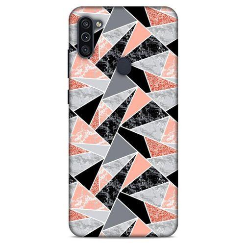 Mermer Desenli (32) Tema Soft Silikon Kılıf Bakır rengi Samsung Galaxy M11 Kılıf