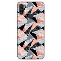 Mermer Desenli (32) Tema Soft Silikon Kılıf Bakır rengi Samsung Galaxy M11 Kılıf