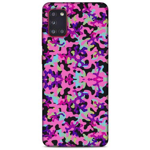 Samsung Galaxy A31 Uyumlu Kılıf Pembe Delisi (34) Slim Armor Kılıf Kamuflaj