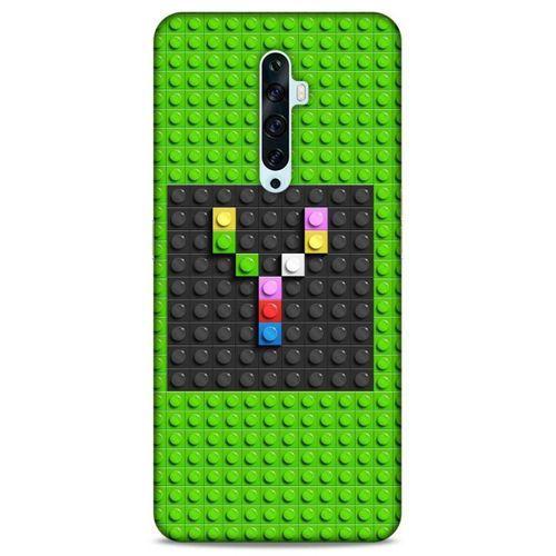Lopard Oppo Reno 2z Uyumlu Kılıf BloX (36) Glitter Kılıf Y Harfi