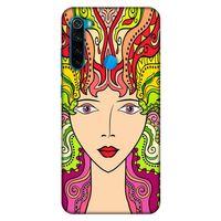 Lopard Xiaomi Redmi Note 8 Uyumlu Kılıf Sürreal Yüzler ♀ (42) Rugged Armor Kılıf Desenli