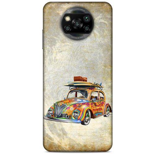 Retro (36) Desen Glitter Kılıf Renkli Xiaomi Redmi Poco X3 Kılıf