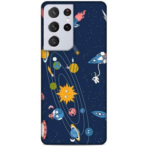 Samsung Galaxy S21 Ultra Uyumlu Kılıf Mavi Delisi (28) Arka Kapak Ufo