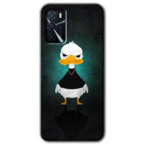 OPPO Oppo A16 Kılıf HD Desen Baskılı Arka Kapak - Angry Duck