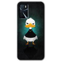 OPPO Oppo A16 Kılıf HD Desen Baskılı Arka Kapak - Angry Duck