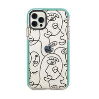 iPhone 12 Pro Face Art Desenli Candy Bumper Silikonlu Telefon Kılıfı