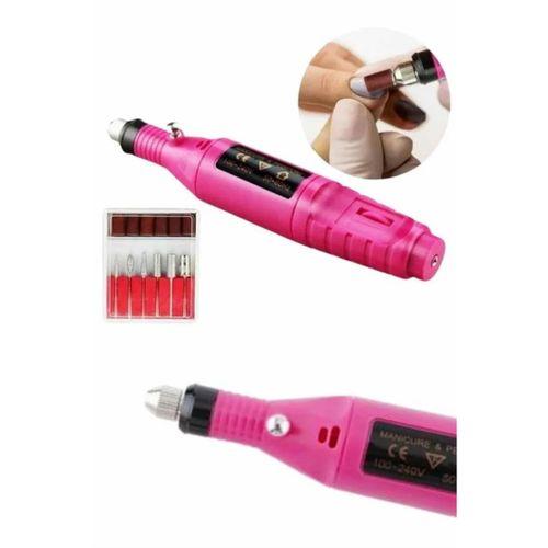 Elektrikli Profesyonel Manikür Pedikür Seti Değiştirilebilir Başlık Seçeneği