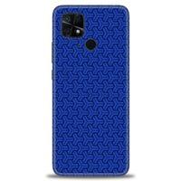 Xiaomi Redmi 10C Kılıf HD Baskılı Kılıf - Mavi Örüntü + Tam Ekran Koruyucu