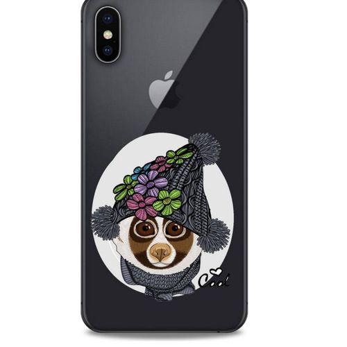 Zoologix (42) Apple iPhone XS Max Şeffaf Kılıf Silikon Desenli