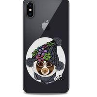 Zoologix (42) Apple iPhone XS Max Şeffaf Kılıf Silikon Desenli