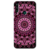 Huawei Y6P Kılıf HD Desen Baskılı Arka Kapak - Mandala Patterns Kaleidoscope
