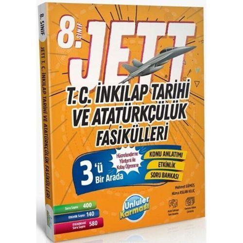 8. Sınıf T.C. İnkılap Tarihi ve Atatürkçülük JETT Soru Fasikülleri Ünlüler Karması