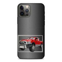 Lopard Apple iPhone 12 Pro Uyumlu Kılıf PickUpX (15) Antişok Kılıf Kırmızı Siyah