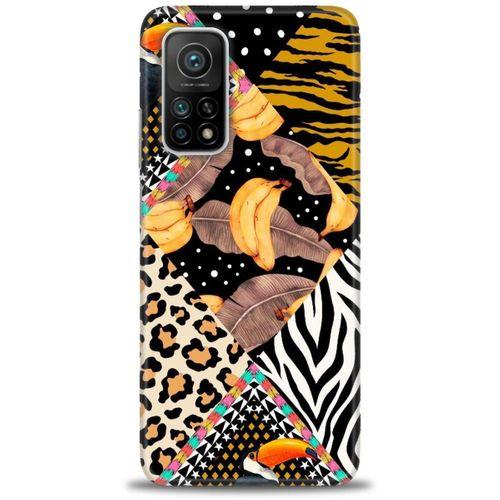 Xiaomi Mi 10T Pro Kılıf HD Baskılı Kılıf - Muz Papağan + Tam Ekran Koruyucu