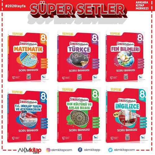 Sınav Yayınları 8. Sınıf Sınav Kalitesinde Soru Bankası Seti 6 Kitap